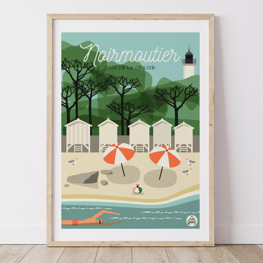 Affiche NOIRMOUTIER -  Le Bois de la Chaise