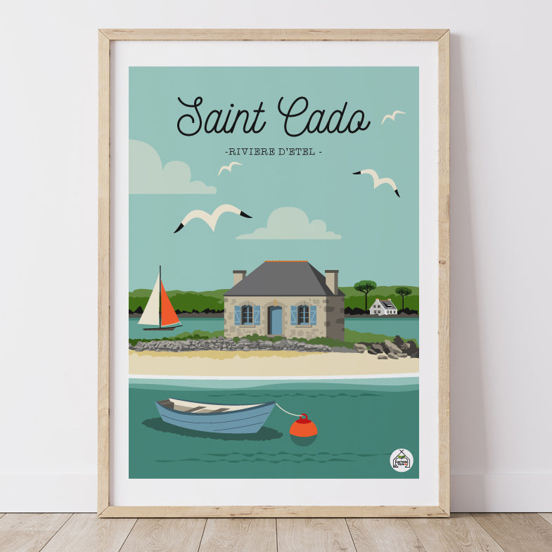 Affiche SAINT CADO - Rivière d'Etel