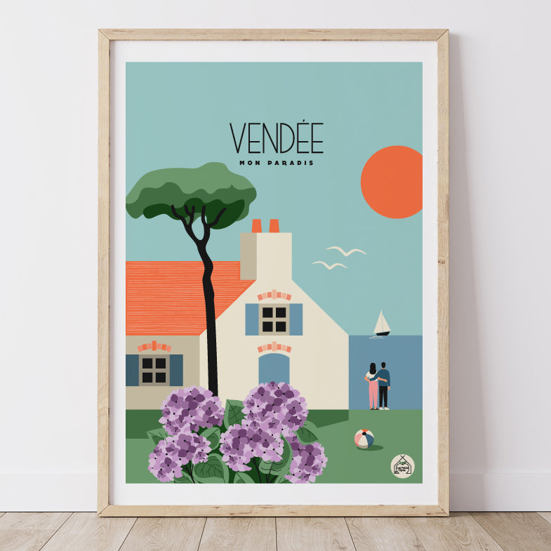 Affiche Maison Française - Vendée