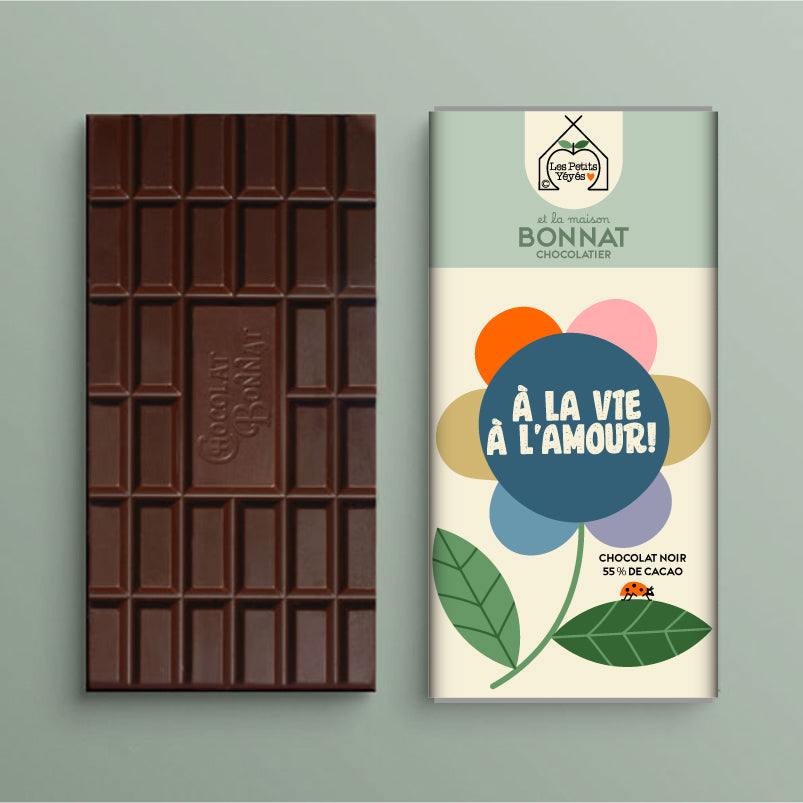 Tablette de Chocolat - A LA VIE A L'AMOUR